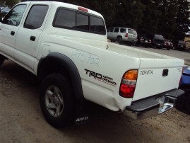 2003 TOYOTA TACOMA DBLCAB, 3.4L AUTO 4WD, COLOR WHITE, STK Z15902